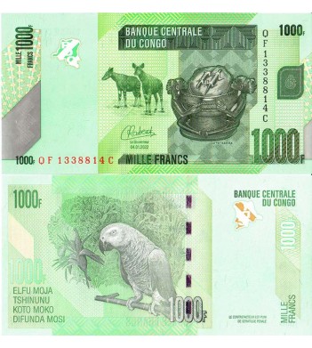 Конго бона 1000 франков 2022