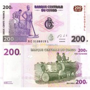 Конго бона 200 франков 2013 Конго бона 200 франков 2013