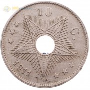 Бельгийское Конго 1911 10 сантимов