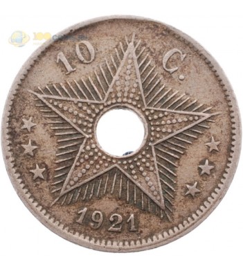 Бельгийское Конго 1921 10 сантимов