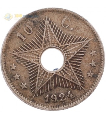 Бельгийское Конго 1924 10 сантимов
