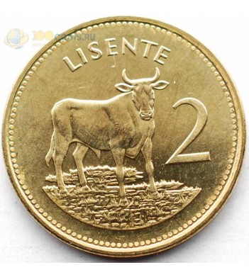Лесото 1992 2 лисенте Корова