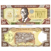 Либерия бона (028e) 20 долларов 2009 Либерия бона (028e) 20 долларов 2009