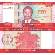 Либерия бона (034b) 50 долларов 2017 Либерия бона (034b) 50 долларов 2017