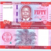 Либерия бона (040a) 50 долларов 2022