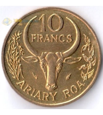 Мадагаскар 1970-1989 10 франков