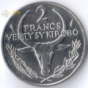 Мадагаскар 1965-1989 2 франка