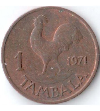 Малави 1971 1 тамбала Птица