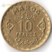 Марокко 1952 10 франков