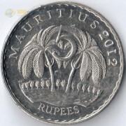 Маврикий 2012 5 рупий