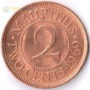 Маврикий 1969 2 цента