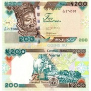 Нигерия бона 200 найра 2015