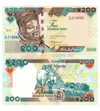 Нигерия бона 200 найра 2015