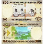 Руанда бона (42) 500 франков 2019