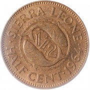 Сьерра-Леоне 1964 1/2 цента Рыбы