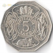 Танзания 1990-1993 5 шиллингов Танзания 1990-1993 5 шиллингов