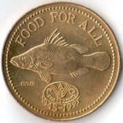 Уганда 1995 200 шиллингов ФАО Уганда 1995 200 шиллингов ФАО