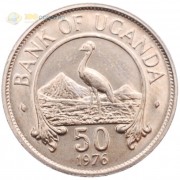 Уганда 1976 50 центов Журавль Уганда 1976 50 центов Журавль