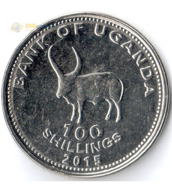 Уганда 2007-2019 100 шиллингов Бык