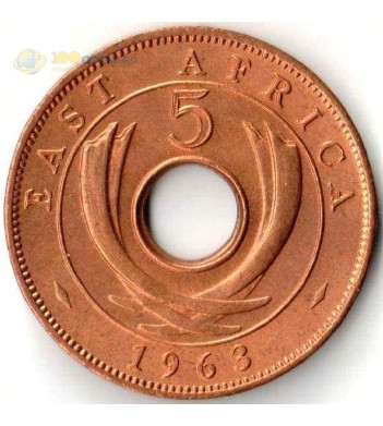 Восточная Африка 1955-1963 5 центов