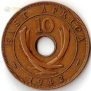 Восточная Африка 1937-1945 10 центов