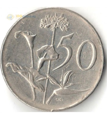 ЮАР 1965-1969 50 центов SOUTH AFRICA