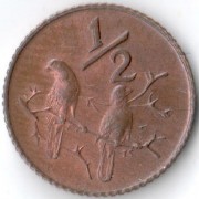 ЮАР 1973 1/2 цента ЮАР 1973 1/2 цента