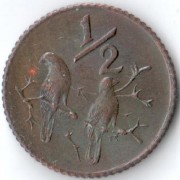 ЮАР 1974 1/2 цента ЮАР 1974 1/2 цента