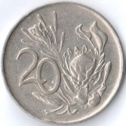 ЮАР 1982 20 центов ЮАР 1982 20 центов