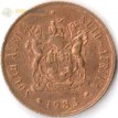 ЮАР 1970-1990 2 цента Антилопа Гну