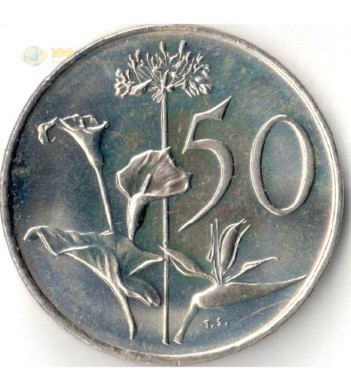 ЮАР 1970-1990 50 центов
