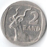 ЮАР 1991 2 рэнда ЮАР 1991 2 рэнда