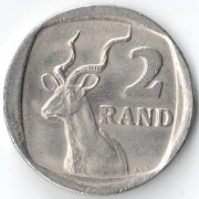 ЮАР 1992 2 рэнда ЮАР 1992 2 рэнда