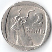 ЮАР 1995 2 рэнда ЮАР 1995 2 рэнда