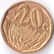 ЮАР 2003 20 центов Afrika Borwa ЮАР 2003 20 центов Afrika Borwa