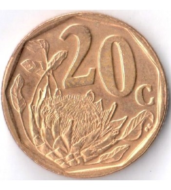 ЮАР 2003 20 центов Afrika Borwa