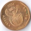 ЮАР 2004 20 центов Afrika Borwa