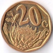 ЮАР 2004 20 центов Afrika Borwa ЮАР 2004 20 центов Afrika Borwa