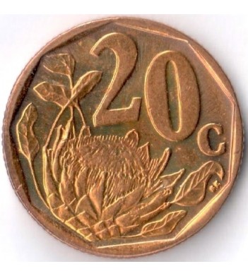 ЮАР 2007 20 центов iNingizimu Afrika