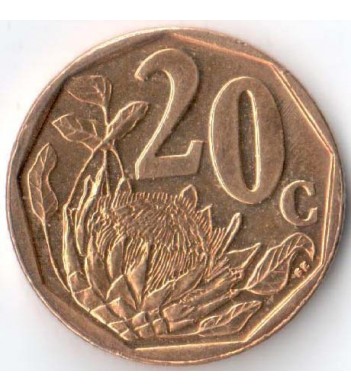 ЮАР 2009 20 центов Afurika Tshipembe