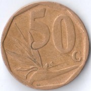 ЮАР 2003 50 центов Afrika Borwa ЮАР 2003 50 центов Afrika Borwa