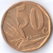 ЮАР 2004 50 центов Suid-Afrika ЮАР 2004 50 центов Suid-Afrika