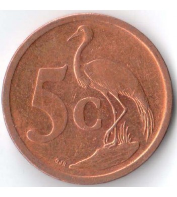 ЮАР 2008 5 центов Африканская красавка