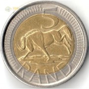 ЮАР 2004 5 рэнд ЮАР 2004 5 рэнд
