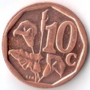 ЮАР 2016 10 центов