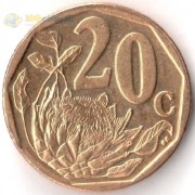 ЮАР 2015 20 центов