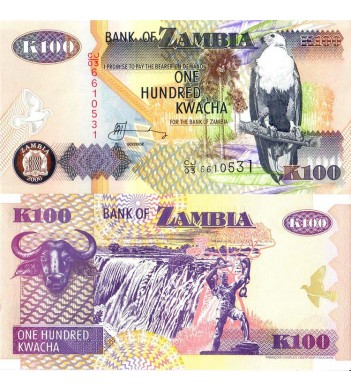 Замбия бона 100 квача 2006