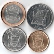 Замбия 2024 набор 4 монеты Замбия 2024 набор 4 монеты