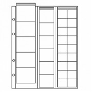 Лист для монет ск 29 ячеек Оптима (жесткие)