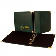 Папка (формат Оптима) иск.кожа (зеленая) d40